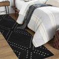 thumbnail image 2 of Lahome 2'x 8'Kitchen Runner Rugs, Washable Black Moroccan Hallway Runner Rug, Throw Boho Runners for Entryway Bathroom Laundry, 2 of 9