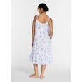 thumbnail image 4 of Joyspun Women's Woven Midi Sleep Gown with Shoulder Tie, Sizes XS-3X, 4 of 6