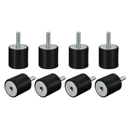 

Rubber Mounts 8 Pack M6 Male/Female Vibration Isolator Shock Absorber D20mmxH20mm