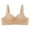 Beige, variant on Womens Plus Size Womens Bras Comfortable Women's Push Up Wireless Bra Padded T Shirt Bras No Underwire Plunge (Black,42)