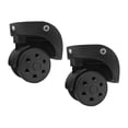 thumbnail image 4 of MERIGLARE 2 Pcs Roues de Remplacement pour Bagages Roues de Valise Universelles à Double Rouleau Pivotantes Petites, 4 of 9