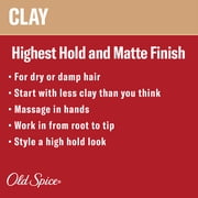 Old Spice Hair Styling Clay Pomade for Men, 2.22 oz