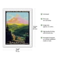 thumbnail image 2 of Dauphiné France - Saint-Pierre de Chartreuse - Peak of Chamechaude - PLM - Vintage Railroad Travel Poster by Roger Soubie c.1950s - Japanese Unryu Rice Paper Art Print 24 x 32 in, 2 of 4