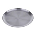 thumbnail image 4 of NUEVAS Placas Redondas de Acero Inoxidable para Acampar de Aire Libre Bandeja de Servicio  30 centimetros Macarena Plato llano de acero inoxidable, 4 of 8