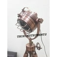 thumbnail image 2 of Classic Vintage Tripod Floor Lamp Nautical Copper Searchlight With Stand, 2 of 3