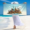 thumbnail image 5 of Sikiie Iconic Global Landmarks Beach Towel for Women Men, Pool Bath Beach Camping Beach Towel Adult Blanket for Travel Swim 27.5"x 55", 5 of 6