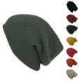 thumbnail image 2 of Casaba Winter Beanies Vintage Ripped Double Layer Slouch Caps Hats Men Women, 2 of 42