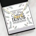 thumbnail image 1 of Félicitations pour Ta Première Communion Pendentif Love Carte Message, 1 of 7