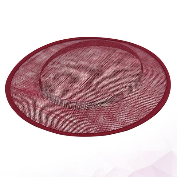 LABSERRON Millinery Hat Sinamay Base Cocktail Hat Fascinator Women 1Pcs