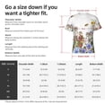 thumbnail image 2 of Yiaed Herbs and Wildflowers Print Mens Short Sleeve Tight Fit T-Shirt, Crewneck Casual Tee-XX-Large, 2 of 5