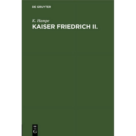 Kaiser Friedrich II.: Vortrag, (Hardcover)