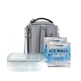 thumbnail image 4 of Titan PRO Expandable Lunch Box with Ice Walls & Bento Box Leak Proof 8.45QT Insulated Cooler Bag Keeps Food Cold 6 Hours Arctic Zone - GRAY, 4 of 5