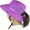 Pure Purple, variant on Kids Sun Protection Bucket Hat, Adjustable Wide Brim UPF 50+ Protection Hat, Quick-Drying Beach Cap for Fishing Blue