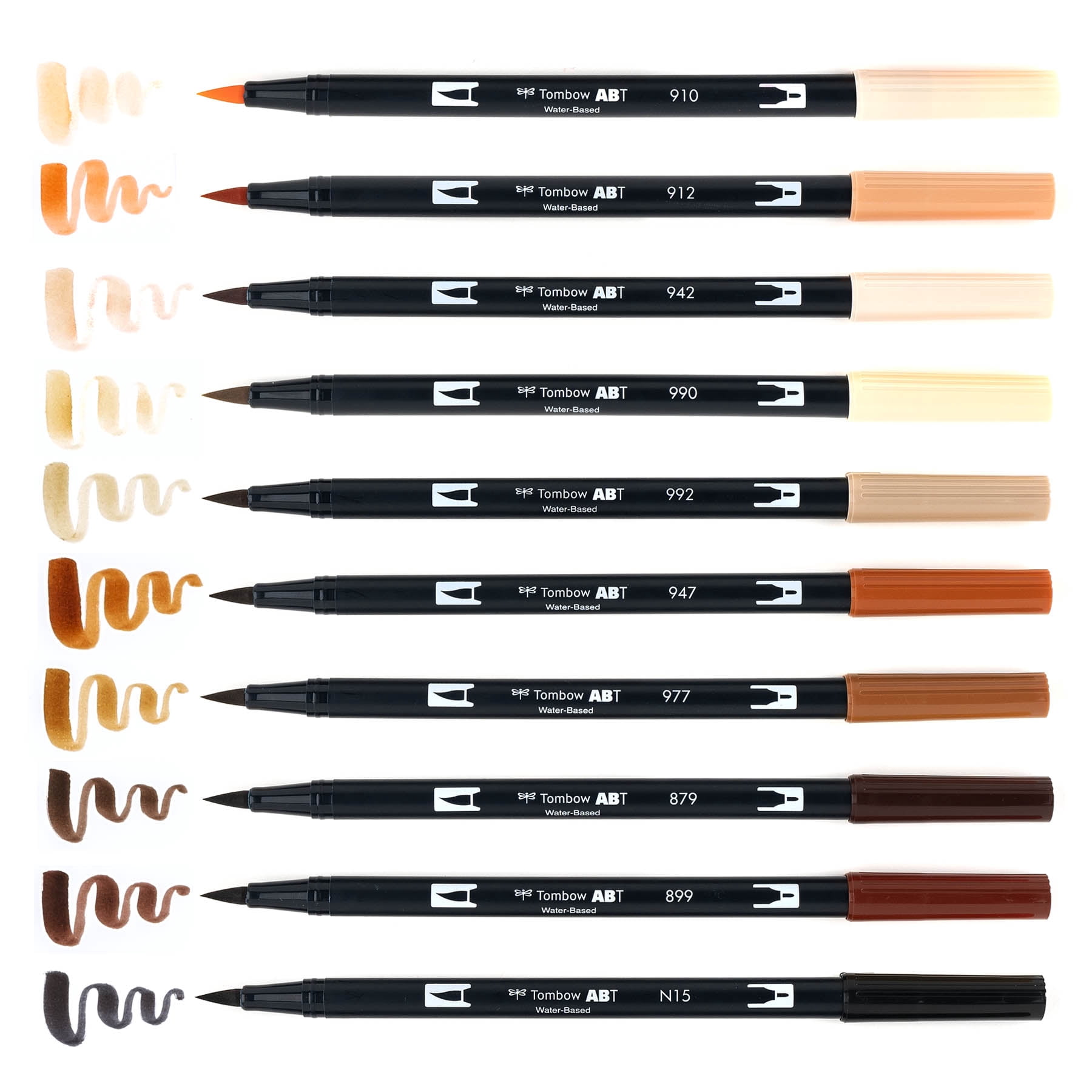 Tombow Dual Brush Pen Art Markers, 10-Pack, Portrait