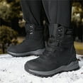 thumbnail image 4 of YOURDIARY Men's Insulated Waterproof Hiking Winter Snow Boots, 4 of 9