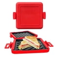 thumbnail image 3 of Máquina para Hacer Sándwiches de Microondas, Sin Electricidad, Inalámbrica, para Hacer Paninis Cuadrados de Microondas, para Postres, Sándwiches, Desayuno, 3 of 7
