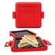 thumbnail image 3 of Máquina para Hacer Sándwiches de Microondas, Sin Electricidad, Inalámbrica, para Hacer Paninis Cuadrados de Microondas, para Postres, Sándwiches, Desayuno, 3 of 5