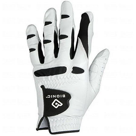Men's StableGrip with NaturalFit Golf Glove Right White Medium/Large