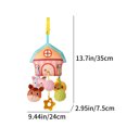 thumbnail image 3 of Toddler Toys Clearance! Kids Toy Gifts QTOCIO Puzzle Early Education Pulling Rope Pulling Soothing Doll Bed Bells Handcart Baby Cart Ringing Pendant For 0-3 Year Old Baby, 3 of 6