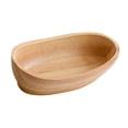 thumbnail image 1 of Ensaladera de madera para mezclar y servir. Ensaladera de madera para servir frutas y ensaladas. 15X8X4cm, 1 of 9