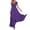A-Dark Purple126, variant on Women's V Neck Wrap Maxi Dress Cap Sleeve Waisted Flowy Formal Wedding Guest Gown