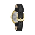 thumbnail image 2 of Caravelle Designed By Bulova Women's Black Leather Strap Crystal Watch 44L249, 2 of 3