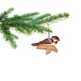 thumbnail image 2 of 2026 Chickadee Intarsia Style Two-Tone Handcrafted Wood Ornament Ornament - Intarsia Design - Comes in A Gift Bag So It's Ready for Giving, 2 of 8