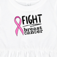 thumbnail image 4 of Inktastic Fight Breast Cancer Pink Ribbon Girls Baby Dress, 4 of 5