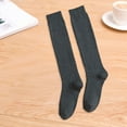thumbnail image 6 of 2 Pcs Mens Knee High Long Socks Thick Warm Size , Cotton Breathable Black, 6 of 6