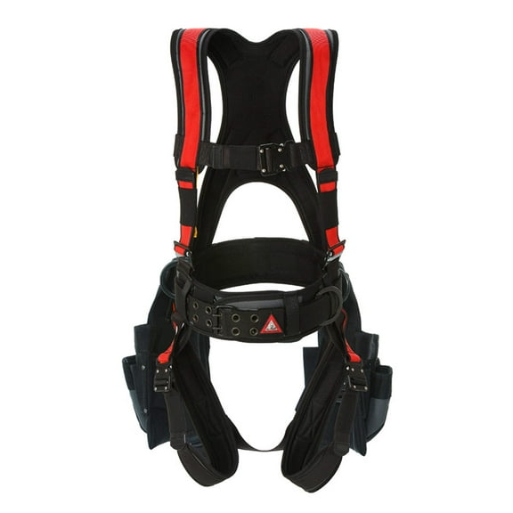 Super Anchor Deluxe Harness Tool Bag Combo - Red 6151R