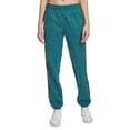 thumbnail image 5 of Calvin Klein Performance Women's Eco Fleece Logo Stripe Joggers - Black, 5 of 8