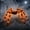 Orange, variant on Ayieyill 5ft Giant Light-up Halloween Spider, Scary Hairy Fabric Spider for Indoor Outdoor Yard Haunted House Decor, Purple