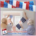 thumbnail image 7 of Topboutique Red Blue White Metallic Foil Fringe Garland 2 Packs 10 Feet Tinsel Fringe Banners Parade Floats Hanging Foil Fringe Streamers Banner for 4th of July Memorial Patriotic Day Party Decor, 7 of 7