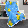 thumbnail image 2 of Pokemon Fleece Christmas Blanket | Super Soft Warm Throw With Sherpa Reverse,, 2 of 7