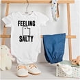 thumbnail image 3 of Feeling Salty Utah Beehive State Romper Boys or Girls Infant Baby Brisco Brands 18M, 3 of 6