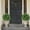 green-A, variant on Red Artificial Cedar Topiary Tree with Ground Spike, Faux Shrub for Outdoor Front Porch Patio Garden Decor
