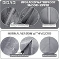thumbnail image 6 of Outdoor TV Cover DIDADI Waterproof Weatherproof TV Cover with Zipper Open  600D Oxford Heavy Duty TV Protector Dustproof  TV Screen Covers for 52-55  inch LED, LCD, OLED Flat Screen TVs, 6 of 8