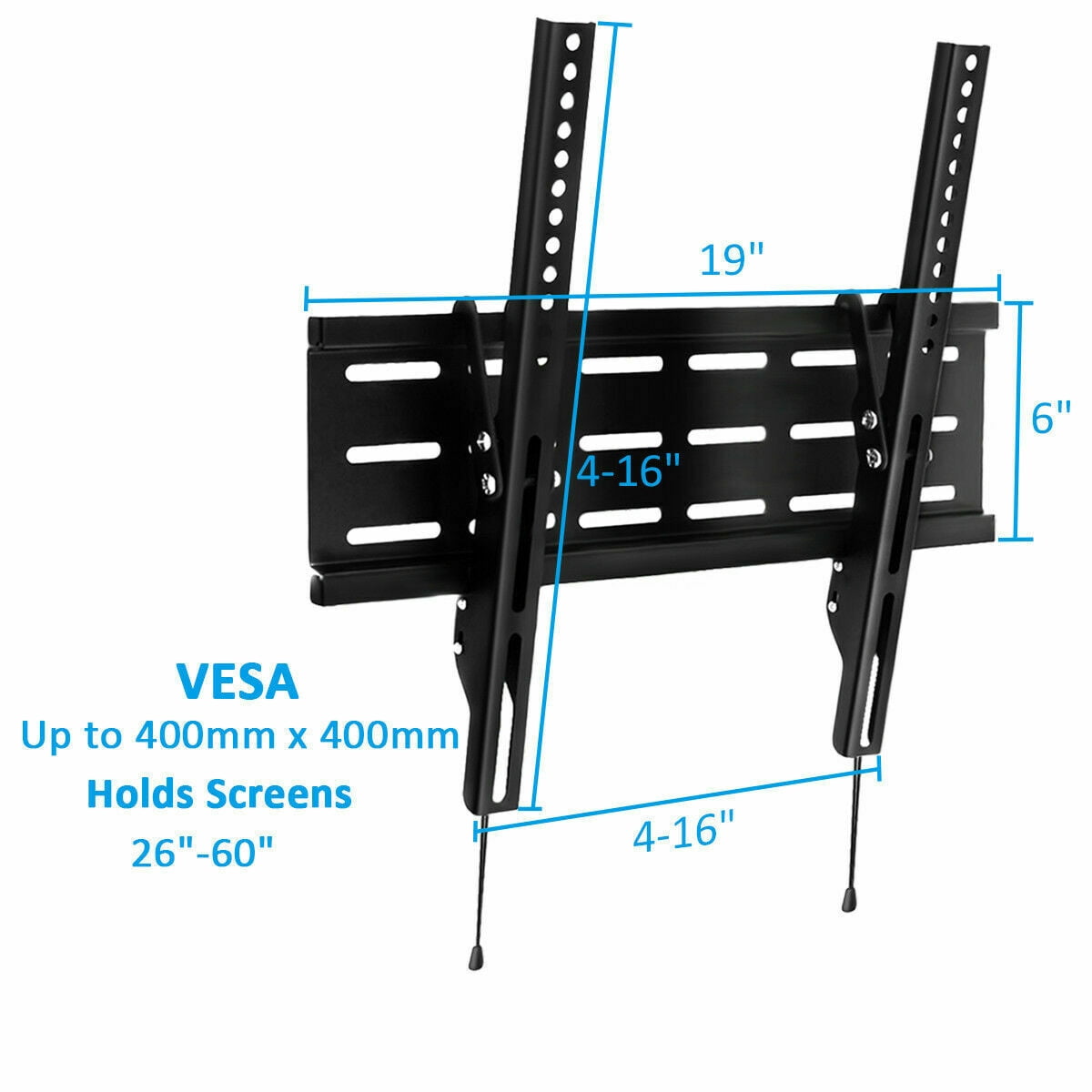 LCD LED Plasma Flat Tilt TV Wall Mount Bracket 26 32 37 40 42 46 47 50 55 70/" in