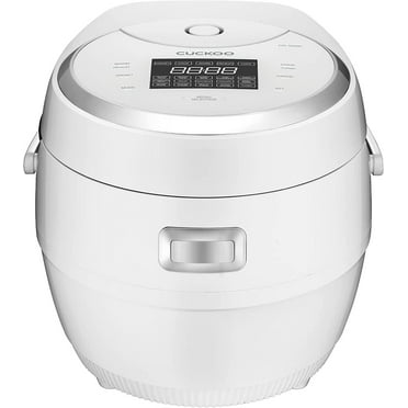 Cuiseur à riz 10 tasses avec plateau à vapeur Micom CUCKOO, 17 modes : Riz blanc, bouillie, soupe, céréales mélangées et plus, CR-1020F, Blanc
