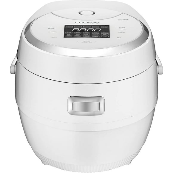 CUCKOO 10-Cup Micom Rice Cooker with Steam Tray, 17 Modes: White Rice, Porridge, Soup, Mixed Grains & More, CR-1020F, White