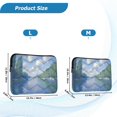 thumbnail image 4 of FORMRS 15-15.6 inch Laptop Sleeve Case Soft Carrying Quilted Computer Bag Cover, Blue Sky and River, 4 of 7