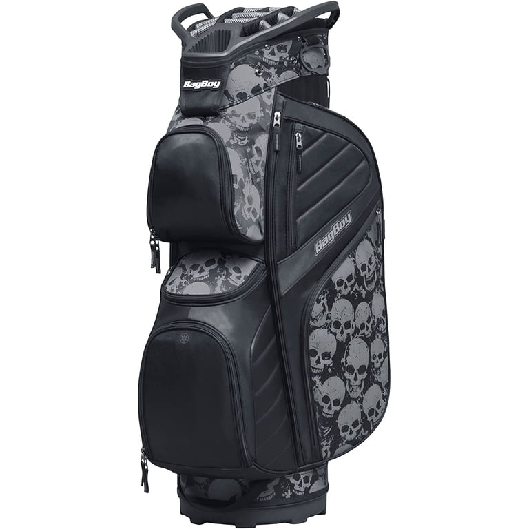 NEW Bag Boy Golf CB-15 Cart Bag 15-way Top BagBoy - Skulls