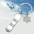 thumbnail image 1 of Keychain Rings Winter Sports Ski Keychain Snowboard Keychain Games Small Gift Sale, 1 of 3