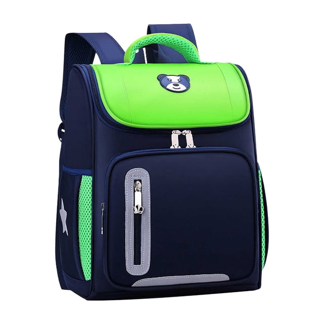 Sokhug Elementary School Backpack Large Capacity Polyester Nylon School Bag For Kids