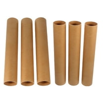 Brown Paper Tubes for DIY Crafts and Projects Sturdy Quality Craft Supplies 6pcs Cardboard Tubes