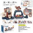 thumbnail image 2 of Coffee Machine Toy Simulation Sound And Light Water Supermarket Players 2 In 1 With Voice Puzzle For Kids Kitchen Toys, 2 of 8