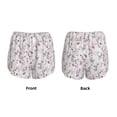 thumbnail image 3 of KLL Orchids Flowers Pattern Shorts Women,Athletic Shorts High Waisted Running Shorts Pocket Sporty Short Gym Elastic Workout Shorts-Small, 3 of 7