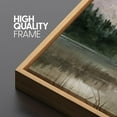 thumbnail image 5 of IDEA4WALL Extra Large Framed Canvas Print Wall Art Tranquil Lake Reflections Vintage Art Nature Wilderness Forest Landscape Retro Wall Decor Oversized Artwork Relax/Calm for Room Decor - 60"x30", 5 of 5