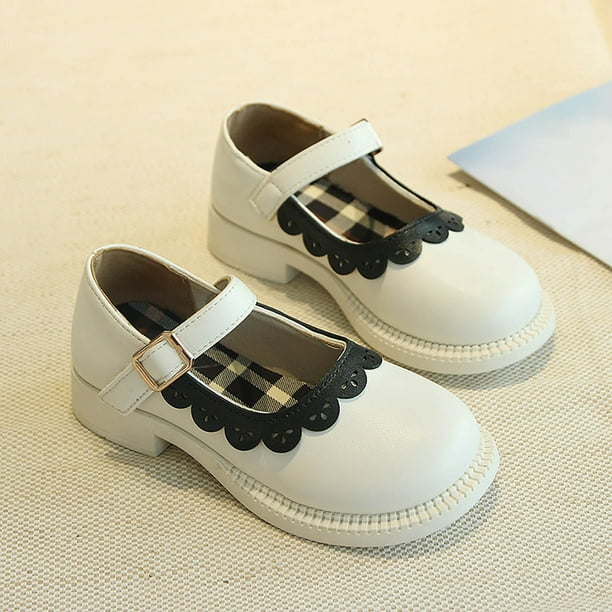 Girls leather pumps hotsell
