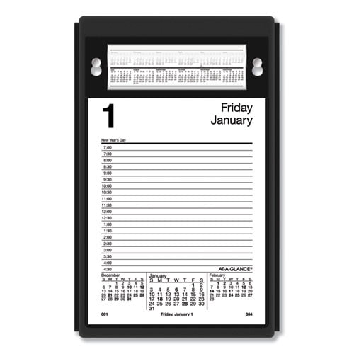 At-A-Glance Pad Style Desk Calendar Refill, 5 x 8, White Sheets, 2023 -  Walmart.com